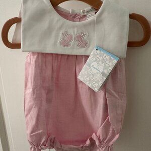 Kissy Kissy 0-3 month Bubble Comp C Pink New With Tags